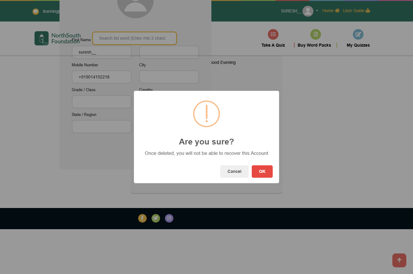 Home screen overview